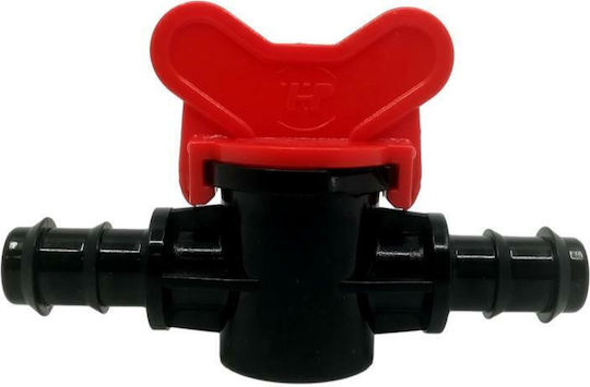 Connection Pipe Valve Red Butterfly Φ16 1 Pc