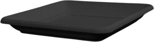 Πιάτο Τετράγωνο Γλάστρα Miltoplast Geramica Dilos Νο 92 28,5 × 28,5 Εκ Ανθρακι