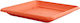 Square Pot Plate Miltoplast Geramica Dilos No 97 41 × 41 cm Terracotta