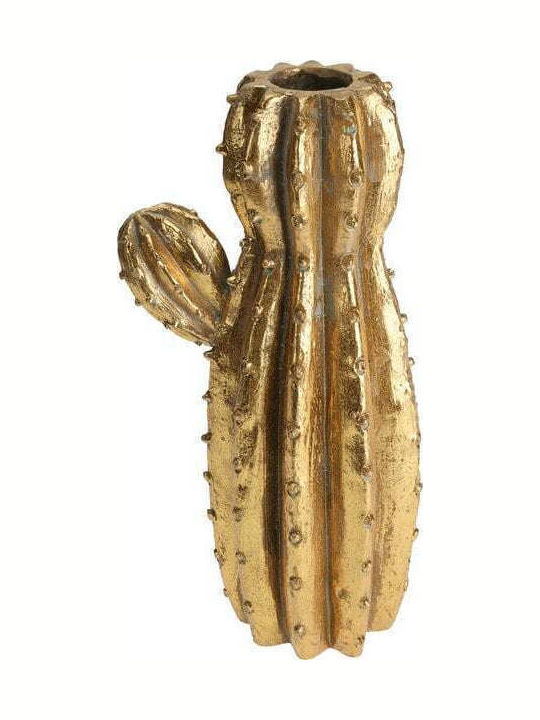 Kασπω Κεραμικο Κακτος 41.5cm Χρυσο