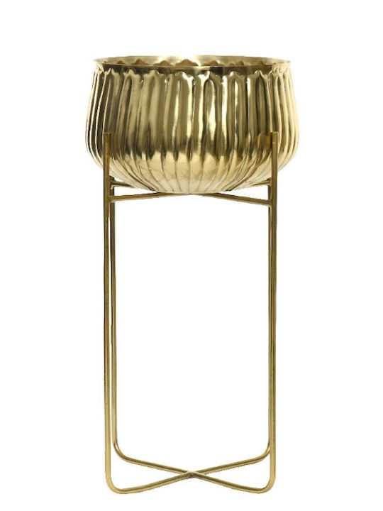 Pflanzentopf Metallische Beine 28cm 28x28x51cm Einfarbig Kaeming