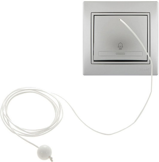 Lezard Silver Pull Button Mira Complete 701.1010191