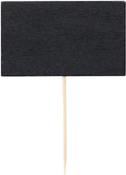 Bamdcb35 Bamboo Черна Табла за мелче 9см 100 Бройки Пакет Tablecraft