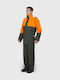 Anorak Forest – Long Waterproof Suit Tunic Trousers Ideal for Hunting Orange Green