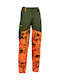 Dispan Arbeitshose in Camouflage Wasserdicht Orange