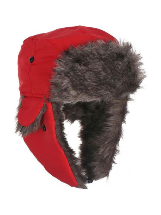 Winter Fur Hat with Ear Flaps Special Clip Clos...