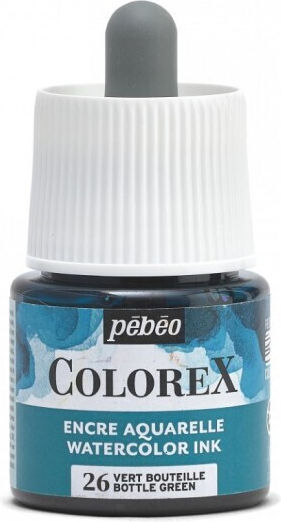 Watercolor Ink Colorex Flasche Grünes