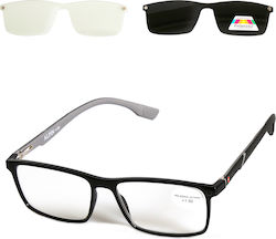 Alpin 10375 Clip On Men Reading Glasses +3.50 w...