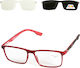 Alpin 10375 Clip-On Herren Lesebrillen +3.50 mi...