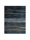 Conceptum Hypnose Teppich Rechteckig Synthetisch,Polyester/Cotton/Leather Blue-white-gold