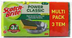 Scotch Brite Kitchen Sponge 3 Pieces Classic