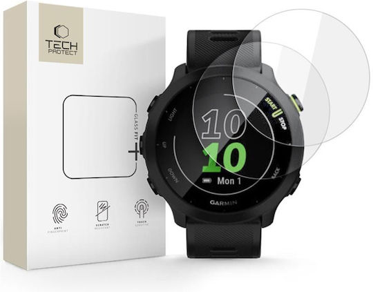 Tech-Protect Glass Fit+ Tempered Glass for the Garmin Forerunner 55 2pcs