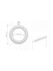 ForHome Tie-Back made of Wood White 1pcs