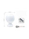 Galifas Curtain wood end White 1pcs