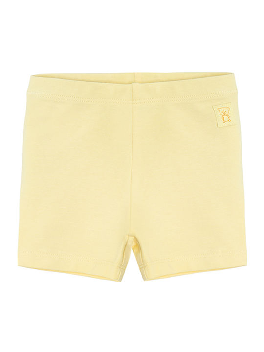 Kids Legging Cycling Short Yellow