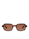 Meller Dotia Unisex Γυαλιά Ηλίου με Κοκκάλινο Σκελετό Tigris Brown Polarized