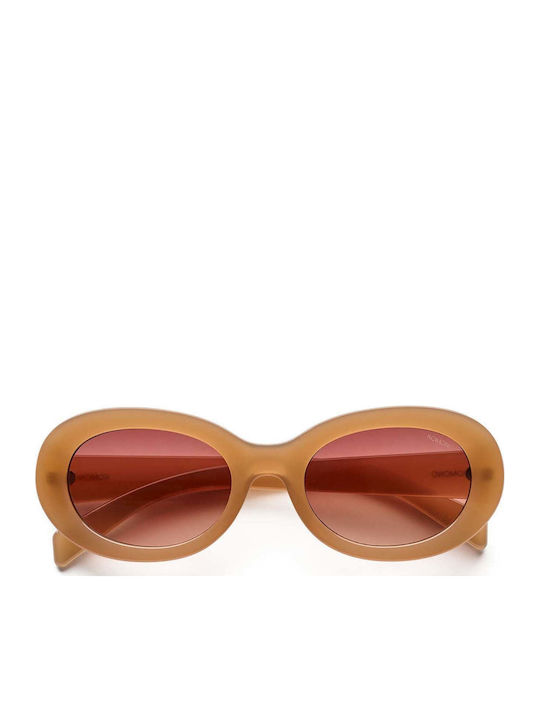 Komono Luna Unisex Sunglasses with Horn-Rimmed Frame Sahara KOM-S11276