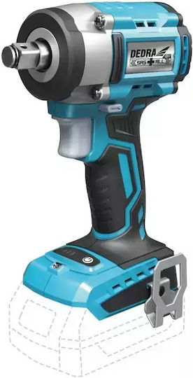 Dedra DED7153 Brushless Μπουλονόκλειδο Μπαταρίας 18V Solo με Υποδοχή 1/2"