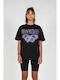 Mj Gonzales Mjg Heavy Oversized Tee Ladies Butterfly Illusion Black Fw24 Mjg11916-00007