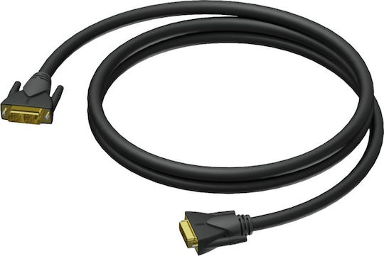 Procab Cablu DVI-D - DVI-D 3m Negru (CLV140/3)