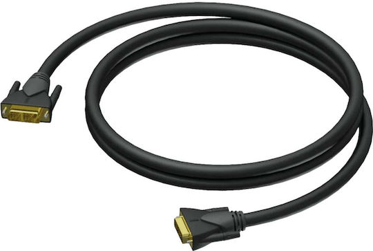 Procab Кабел DVI-D мъжки - DVI-D мъжки 3м Черен (CLV140/3)