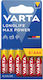 Varta Longlife Max Power Alkaline Batteries AAA 1.5V 6pcs