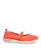 Leather Ballerinas Red