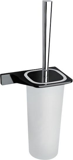 Inter Ceramic Keramik Badezimmer Toilettenbürste Schwarz