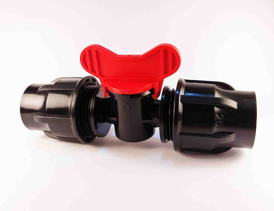 Connection Pipe Valve Drip Irrigation Fitting Φ25 x 25