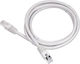 Patch Cord S/FTP Spacer Cat6 Cupru-Aluminiu 2 M Alb AWG26 "sppc-sftp-cat6-2m" Green Stamp 0.08 Lei