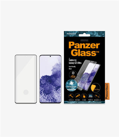 PanzerGlass Gehärtetes Glas Schwarz (Galaxy S21 Ultra 5G)