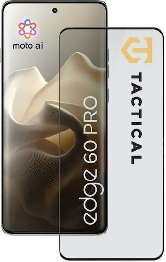 Tactical 5D 0.33mm Tempered Glass Black (Motorola Edge 60 Pro)