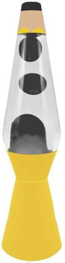 Επιτραπέζιο Φωτιστικό Lava Pencil Lt1504 11x11x40cm Yellow-black Fisura