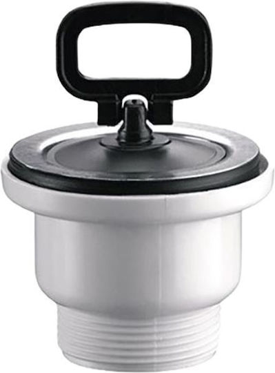 Вентил За Мивка 1 1/2" Ф70 Пластмасова Tapа 1025112 Remer