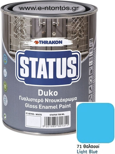 Thrakon Status Duko 71 Sea Blue Emulsion Paint 750ml
