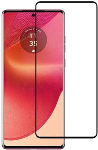 Tempered Glass Μαύρο (Motorola Edge 50 Fusion)