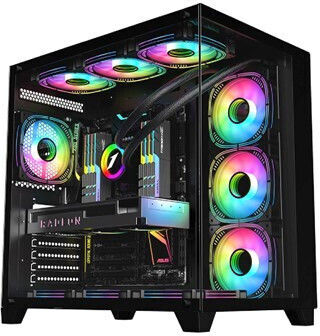 Vengeance Reborn-R2 Гейминг Настолен компютър (Ryzen 7-8700F/32GB DDR5/1.0TB SSD/Radeon RX 9060 XT/Без операционна система)