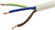 Flexibles Netzkabel H03vv-f 5x0,75mm2 Weiß