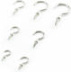Set Hardcase Steel Screws Clips 7 Sizes 150 Pieces Oem Silver
