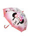 Cerda Παιδική Ομπρέλα Μπαστούνι Disney Minnie Mouse Πολύχρωμη με Διάμετρο 45εκ.