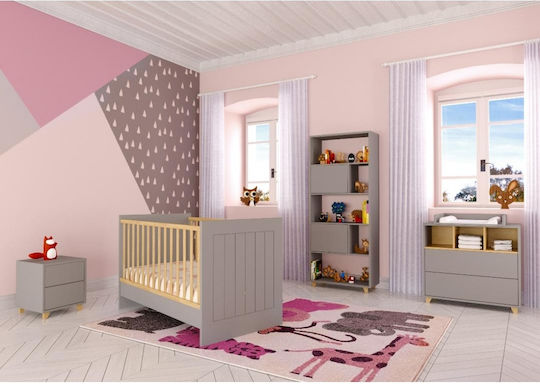Asterias Bebe Κούνια Moon Γκρι