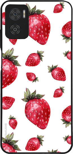 Sonique Fruit Series Case Motorola Moto E22 4G Strawberry 01