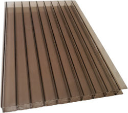 Κυψελωτό Πολυκαρβονικό Φύλλο 8mm Μπρονζέ 210x300cm Κυψελωτό Πολυκαρβονικό Φύλλο 8mm Μπρονζέ 210x300cm
