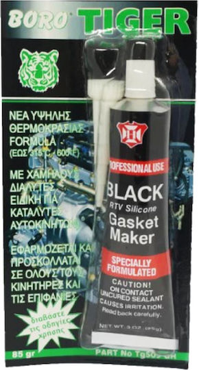 Boro Tiger Hochtemperatur Silikon 85g Schwarze Konstruktions- und Schwerlastkleber