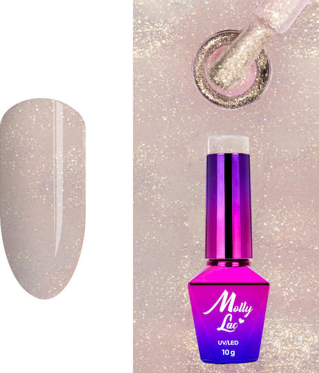 Hybrid Gel Polish Mollylac Wedding Dream Champagne Anniversary 10g Nr 382