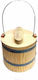 Wooden Pine Churn Lid 2.2 Liters 19x18cm Country House Home