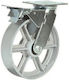 Ruotec Wheel 125x50mm Heavy Duty High Temperature Rotating Double Brake 502.000.037.125