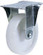 Ruotec Ροδa 50x22mm Λευκη Ναυλον 502.000.019.050