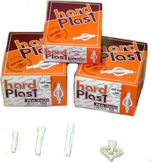 Buşoane Ancore Cu Şurub Din Plastic Albe No10 50 Bucăți Hard Plast