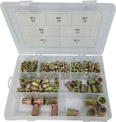 Πιρτσίνια Σπείρωμα 170 Τεμαχίων Μ3 Μ12 Sks Tools 40000549